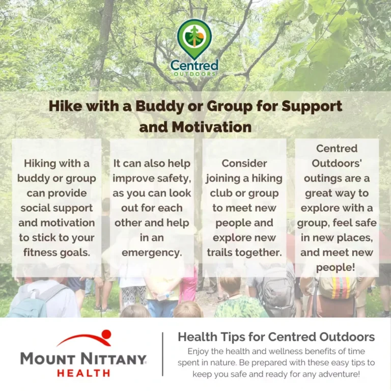 Hike With A Buddy or Group for Support and Motivation