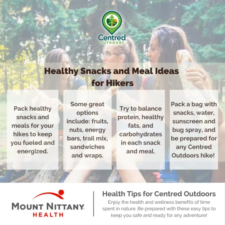Healthy Snacks and Meal Ideas for Hikers