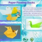 Paper Floating Ducks