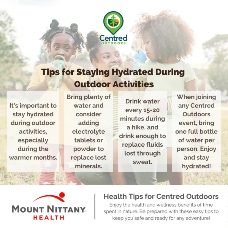 Tips for Staying Hydrated During Outdoor Activities