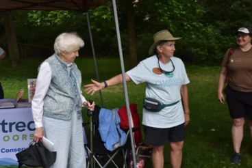 Barbara Fisher and Donnan Stoicovy at Tudek Park